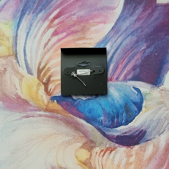 Vicious Cycle Colorful Rhinestone Earrings - Picture 5 of 5